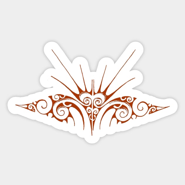 Polynesian tattoo art 6 Sticker by Havai'iART&WOOD